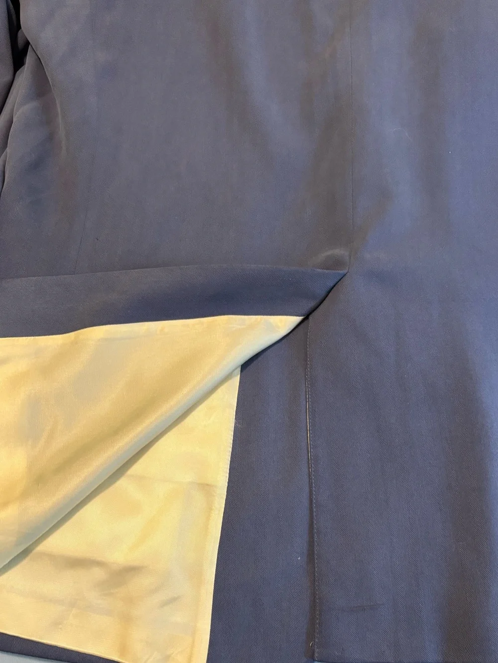 Stafford Executive Cassidy 100% Pure Silk Blue Sport Coat with Gold Buttons